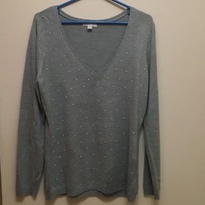 New York & Company v-neck sweater long sleeve